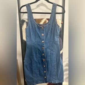 Guess Blue Denim Dress- Size Small